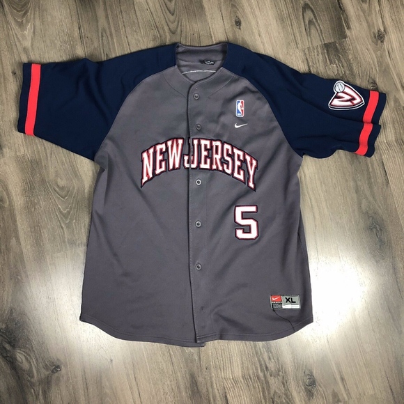 Nike Other - Vintage Nike Jason Kidd Nets Baseball Jersey